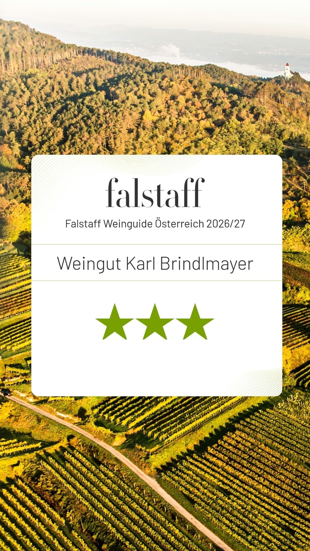 Falstaff bestätigt unsere 3 Sterne!